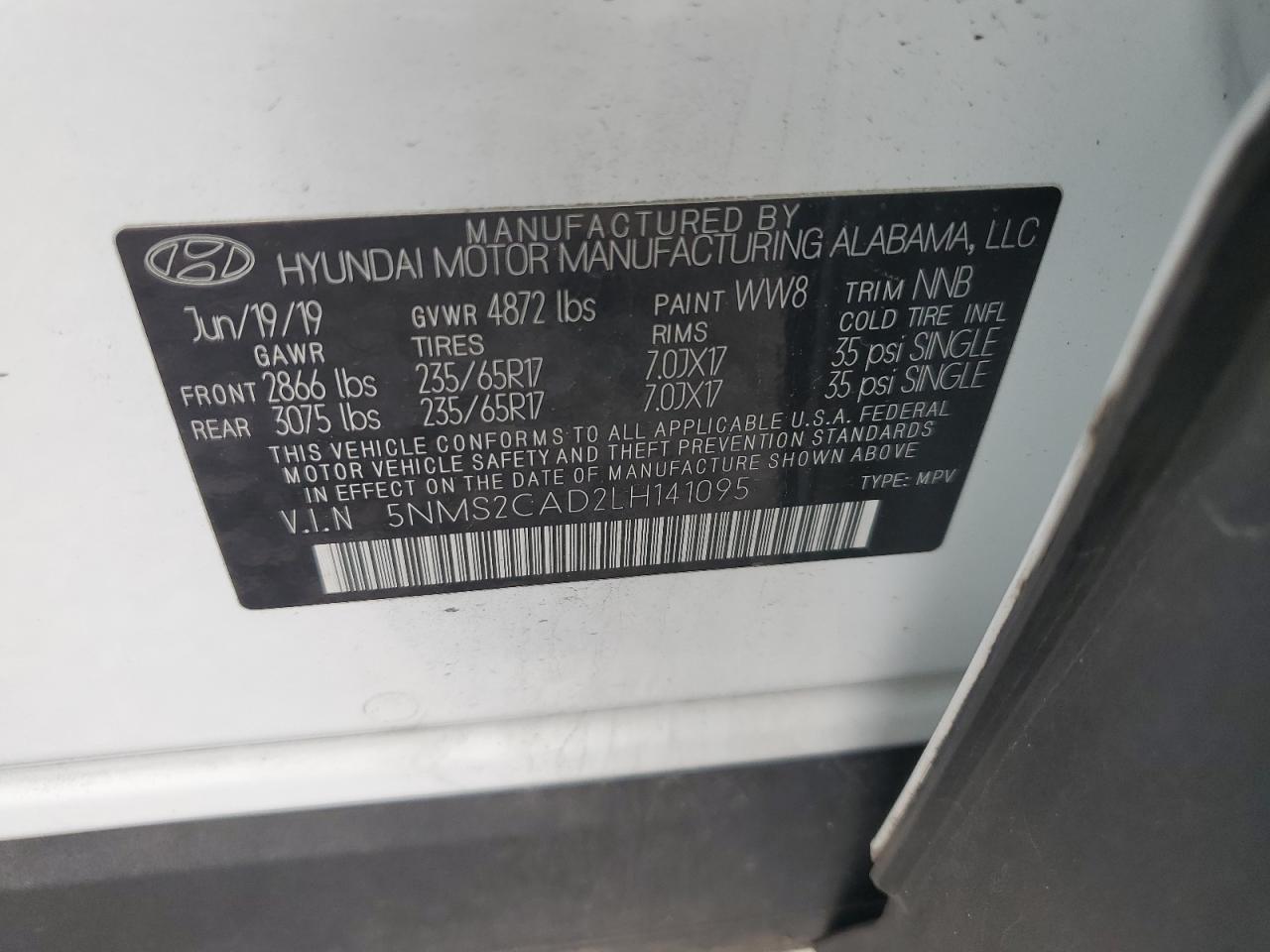 2020 Hyundai Santa Fe - Image 14