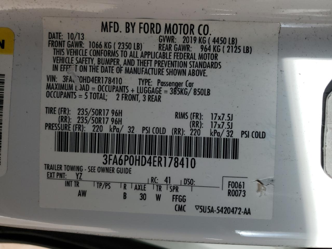 2014 Ford Fusion - Image 12