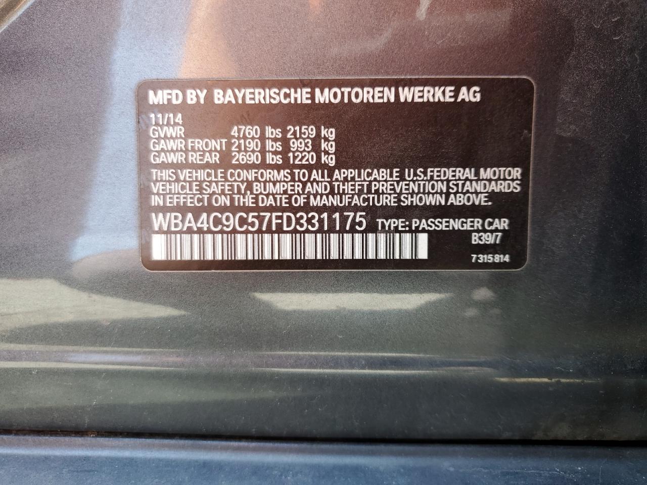 2015 BMW 4er - Image 12