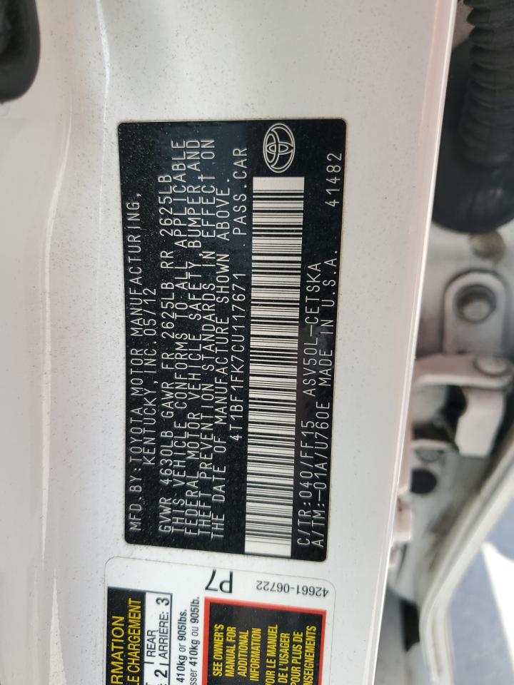 2012 Toyota Camry - Image 14