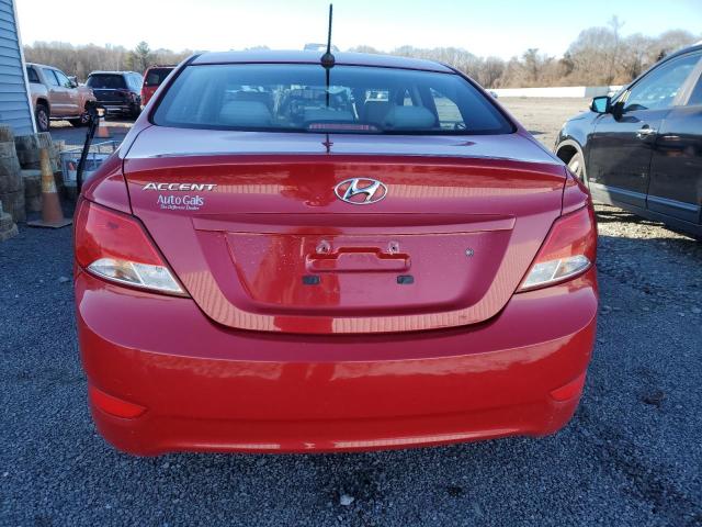  HYUNDAI ACCENT 2016 Red