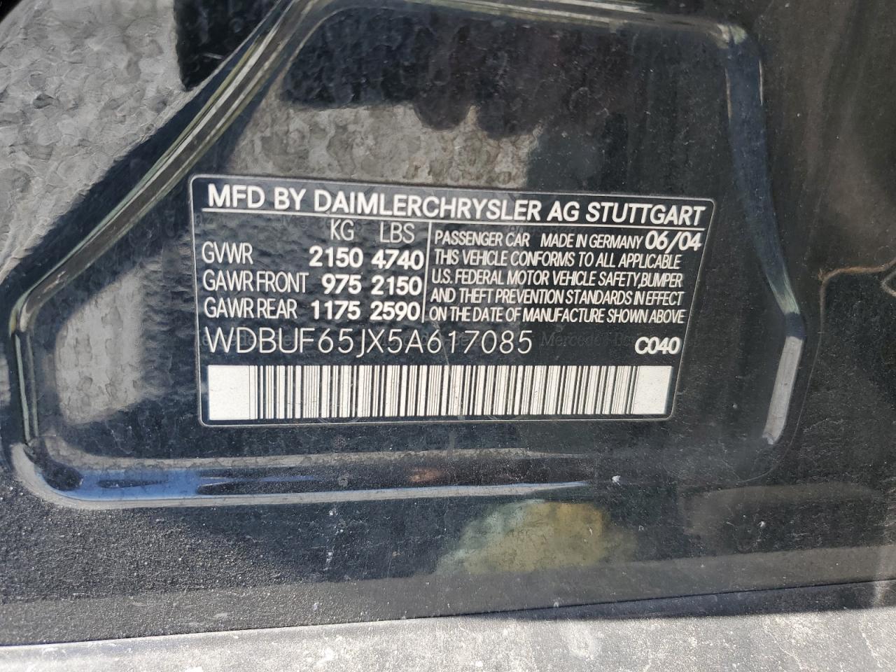 2005 Mercedes-Benz E-klasse - Image 12