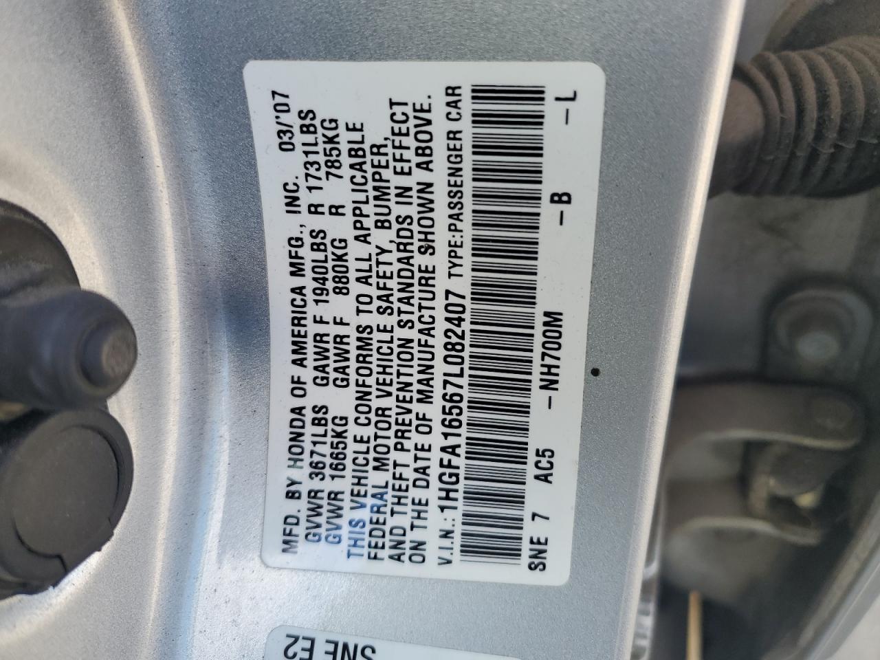 2007 Honda Civic - Image 14