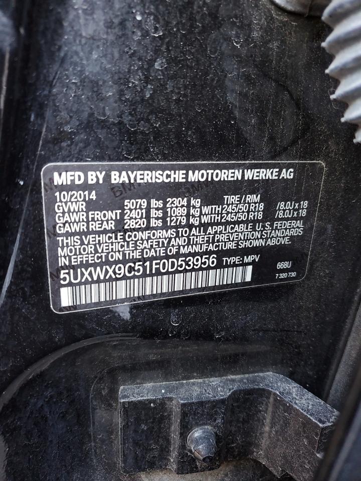 2015 BMW X3 - Image 13
