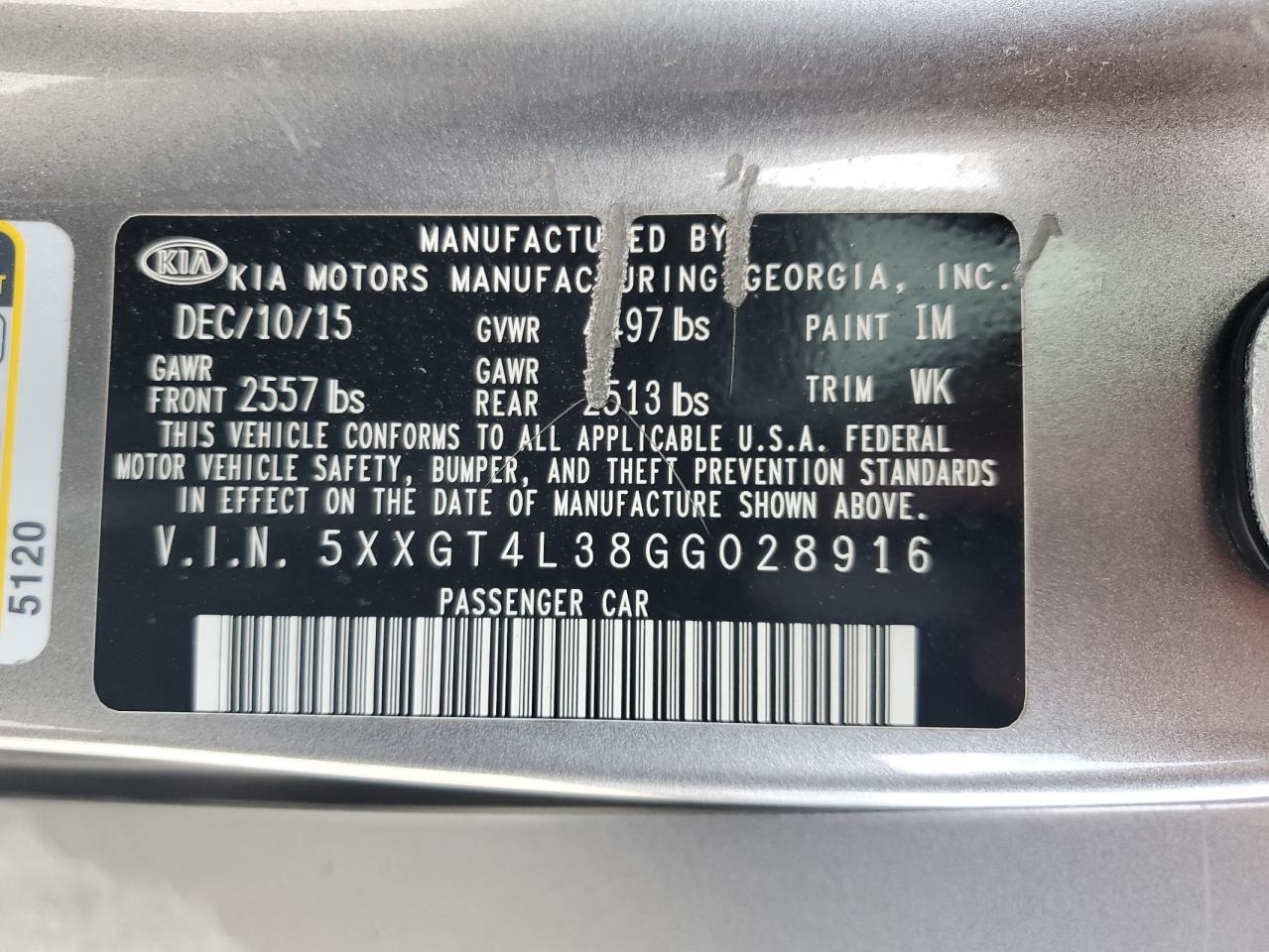 2016 Kia Optima - Image 12