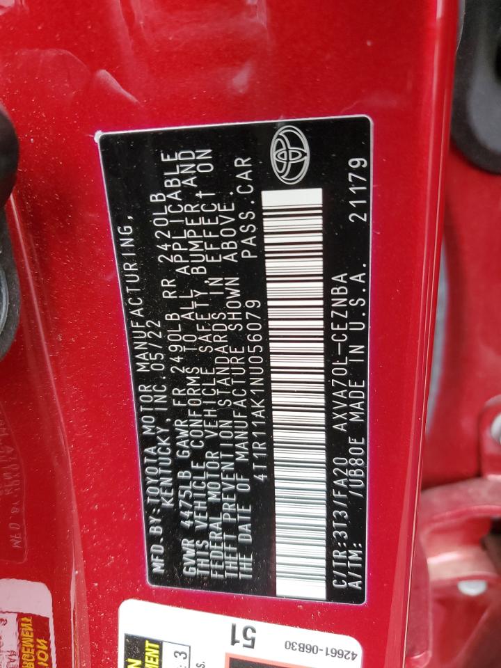 2022 Toyota Camry - Image 12