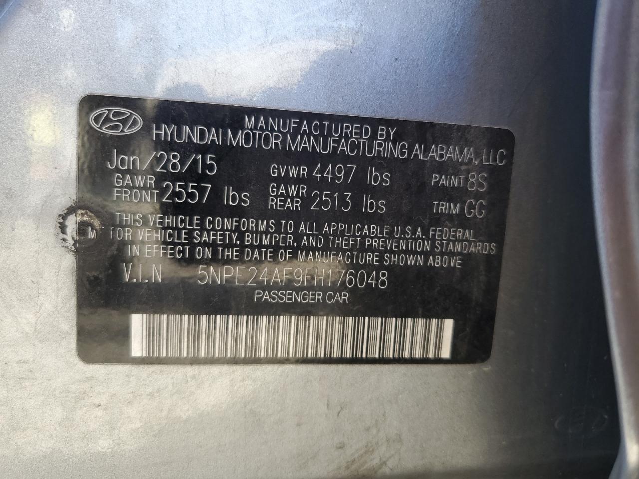 2015 Hyundai Sonata - Image 14
