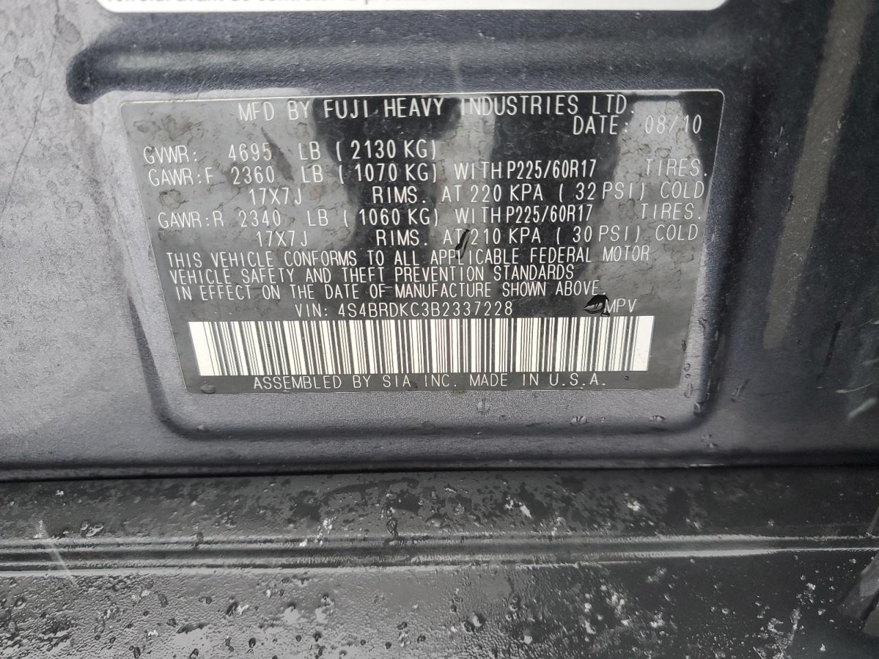 2011 Subaru Outback - Image 14