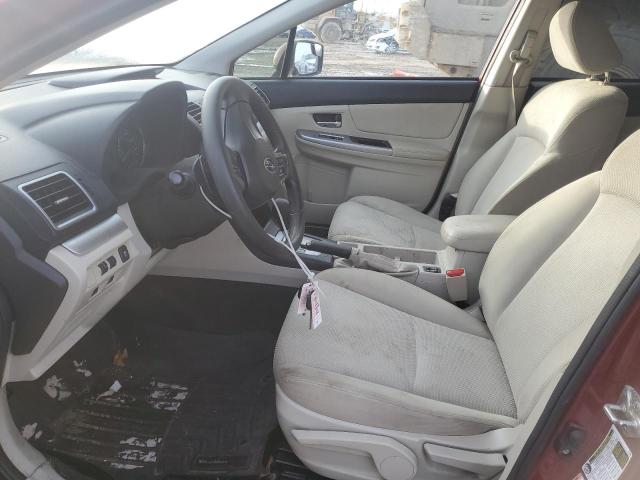  SUBARU XV 2015 Красный