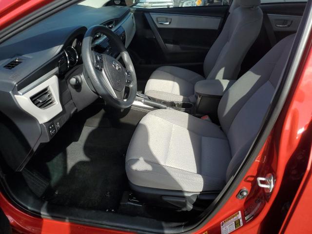  TOYOTA COROLLA 2014 Czerwony