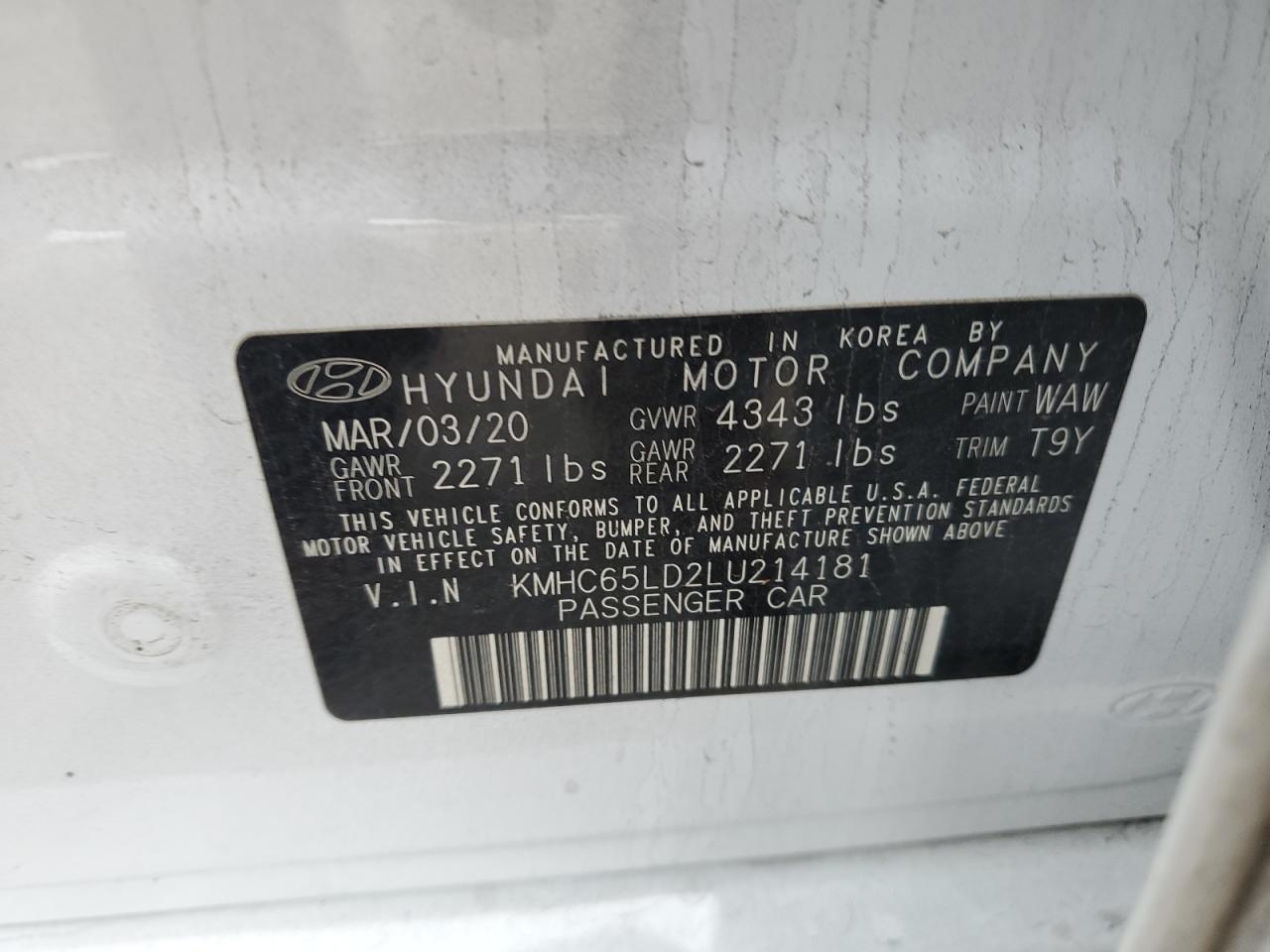 2020 Hyundai IONIQ - Image 13