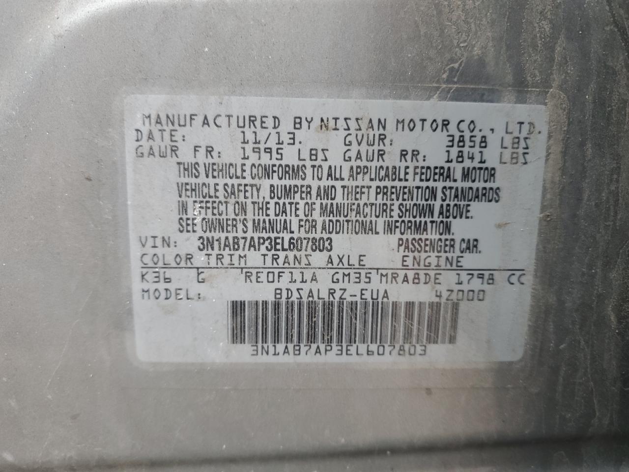 2014 Nissan Sentra - Image 14