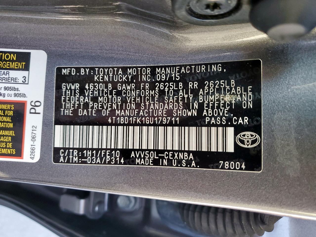 2016 Toyota Camry - Image 13