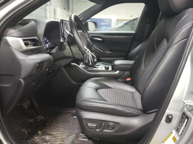  TOYOTA HIGHLANDER 2023 Серебристый