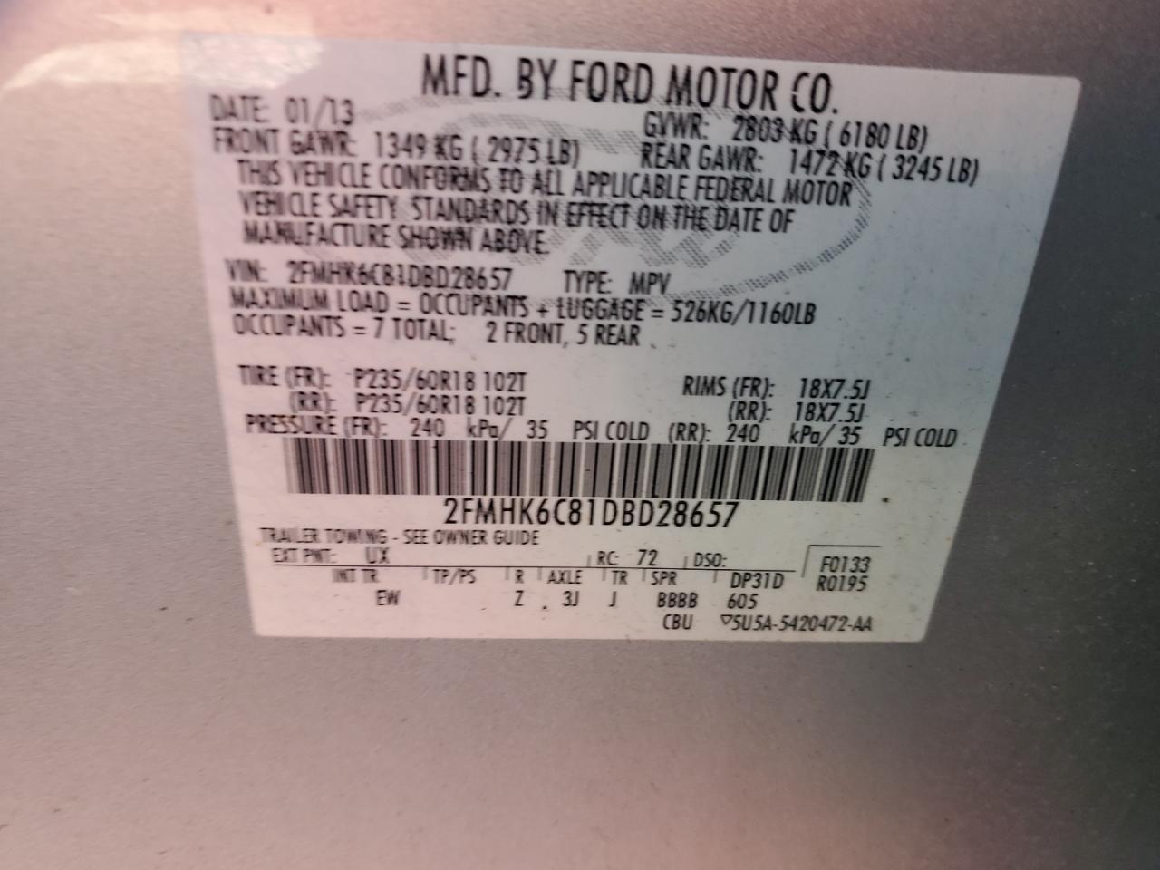 2013 Ford Flex - Image 12