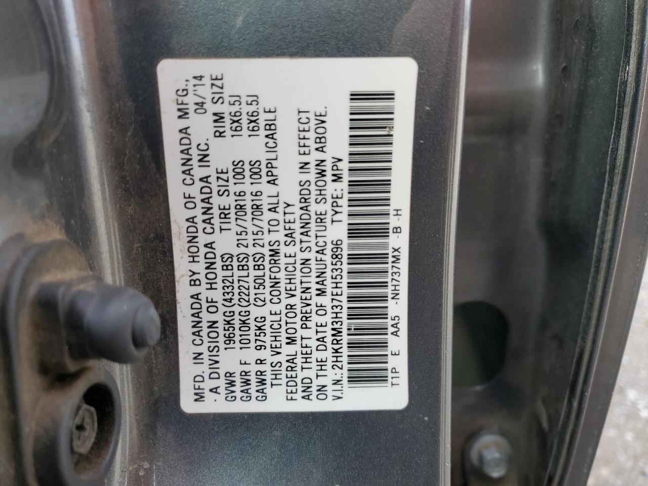 2014 Honda CR-V - Image 13