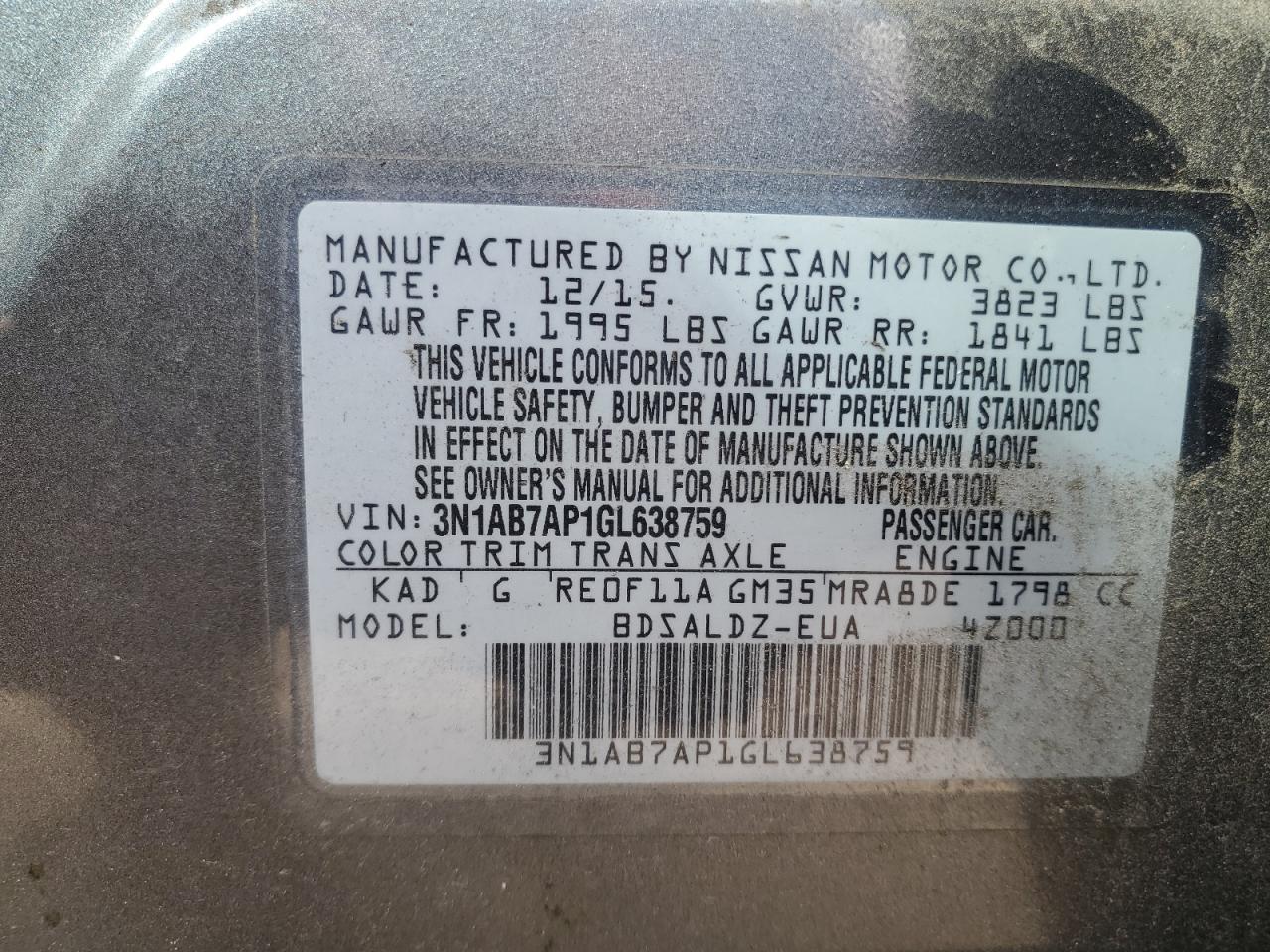 2016 Nissan Sentra - Image 12