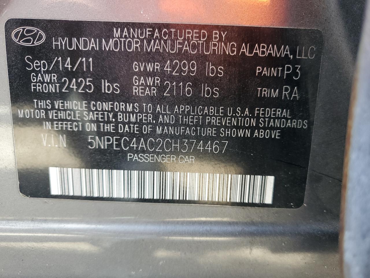 2012 Hyundai Sonata - Image 12