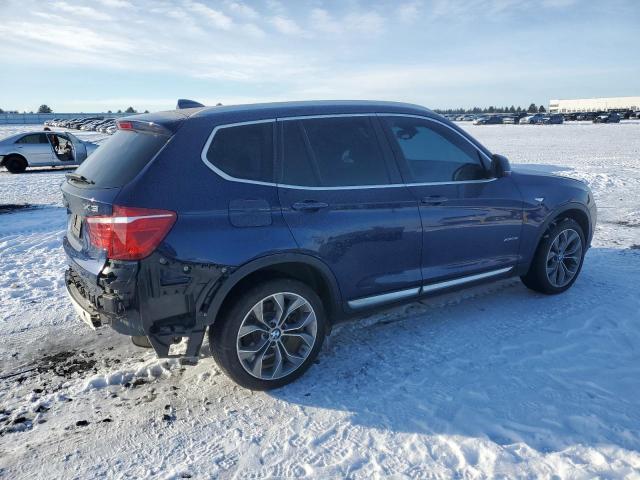  BMW X3 2016 Синий