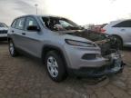 2014 Jeep Cherokee Sport de vânzare în Woodhaven, MI - Burn