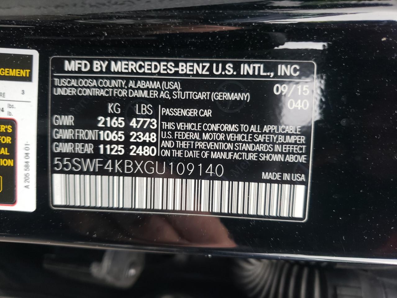 2016 Mercedes-Benz C-klasse - Image 12