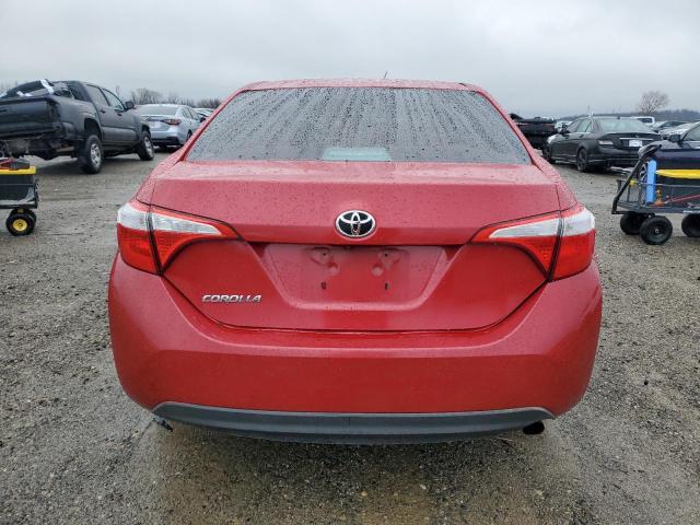  TOYOTA COROLLA 2016 Красный