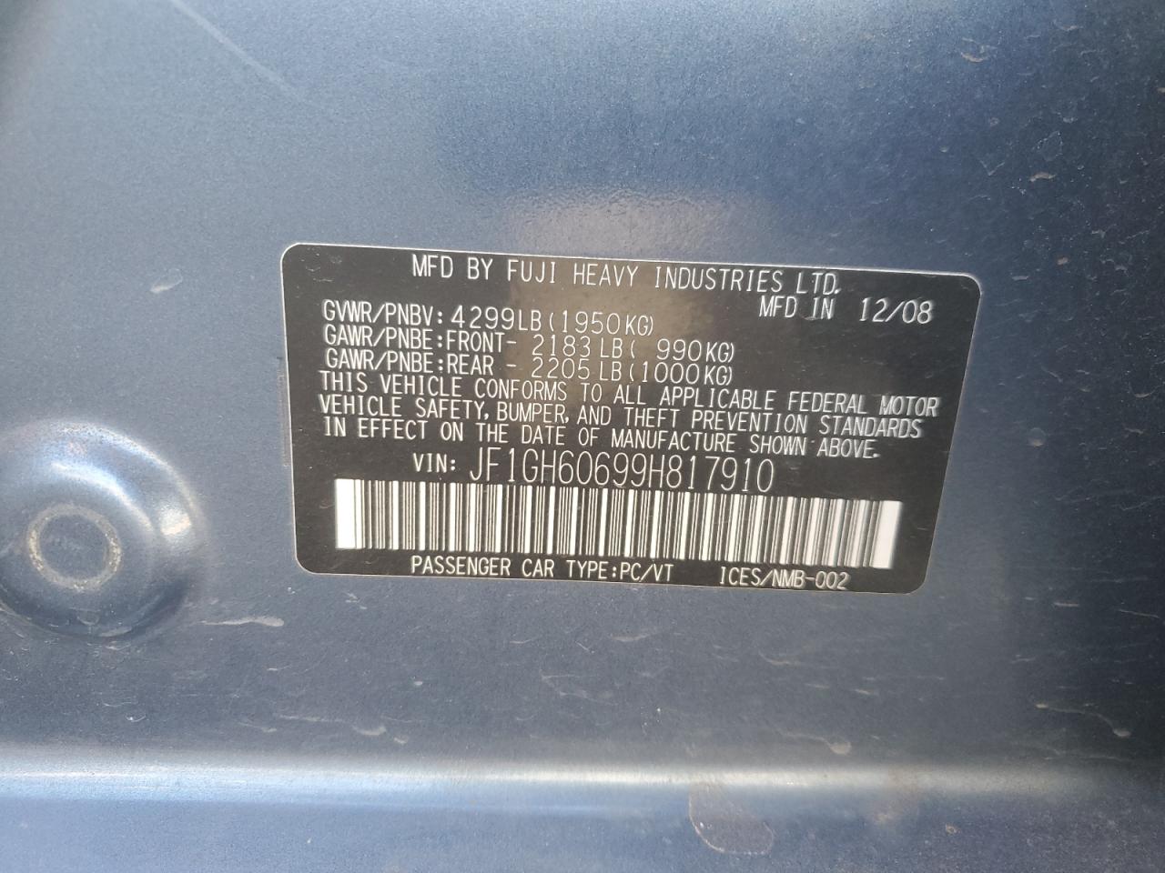 2009 Subaru Impreza - Image 13