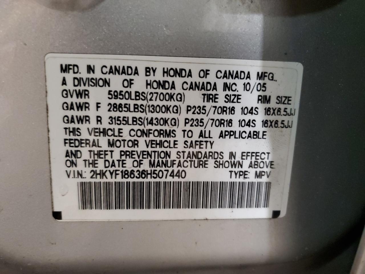 2006 Honda Pilot - Image 13