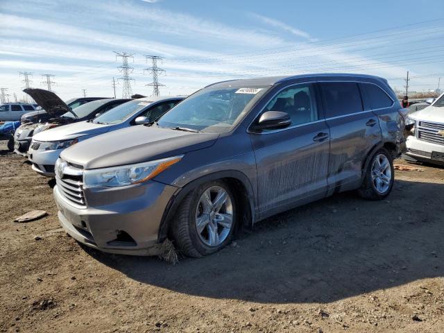  TOYOTA HIGHLANDER 2014 Silver