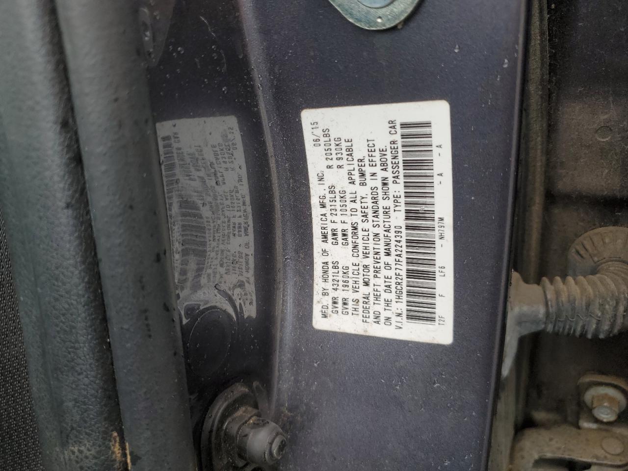 2015 Honda Accord - Image 12