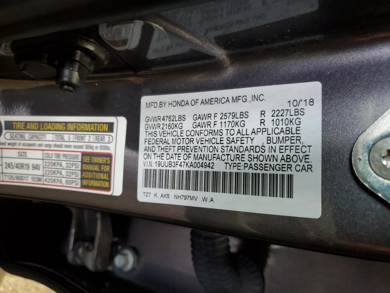2019 Acura TLX - Image 12