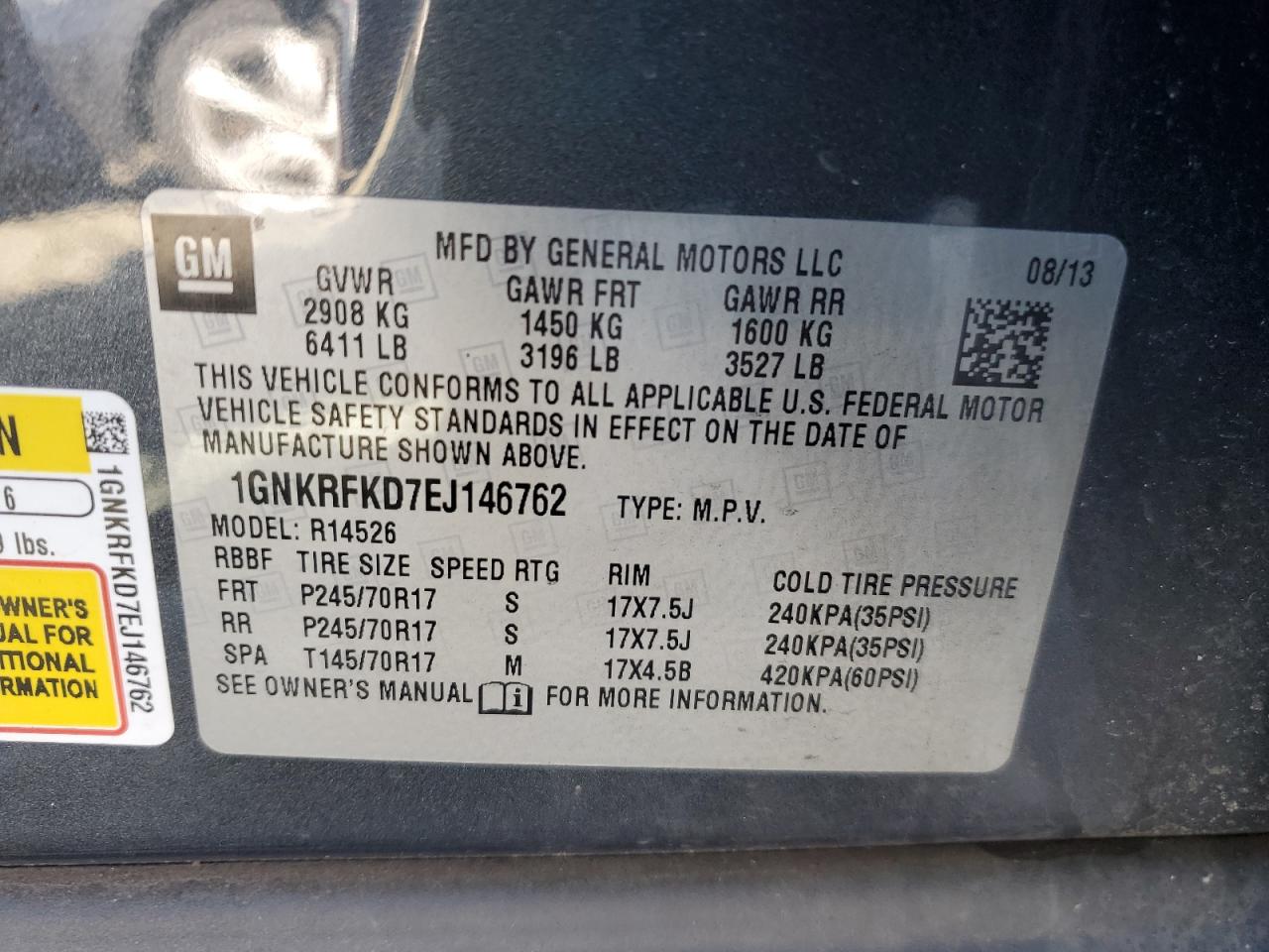 2014 Chevrolet Traverse - Image 13
