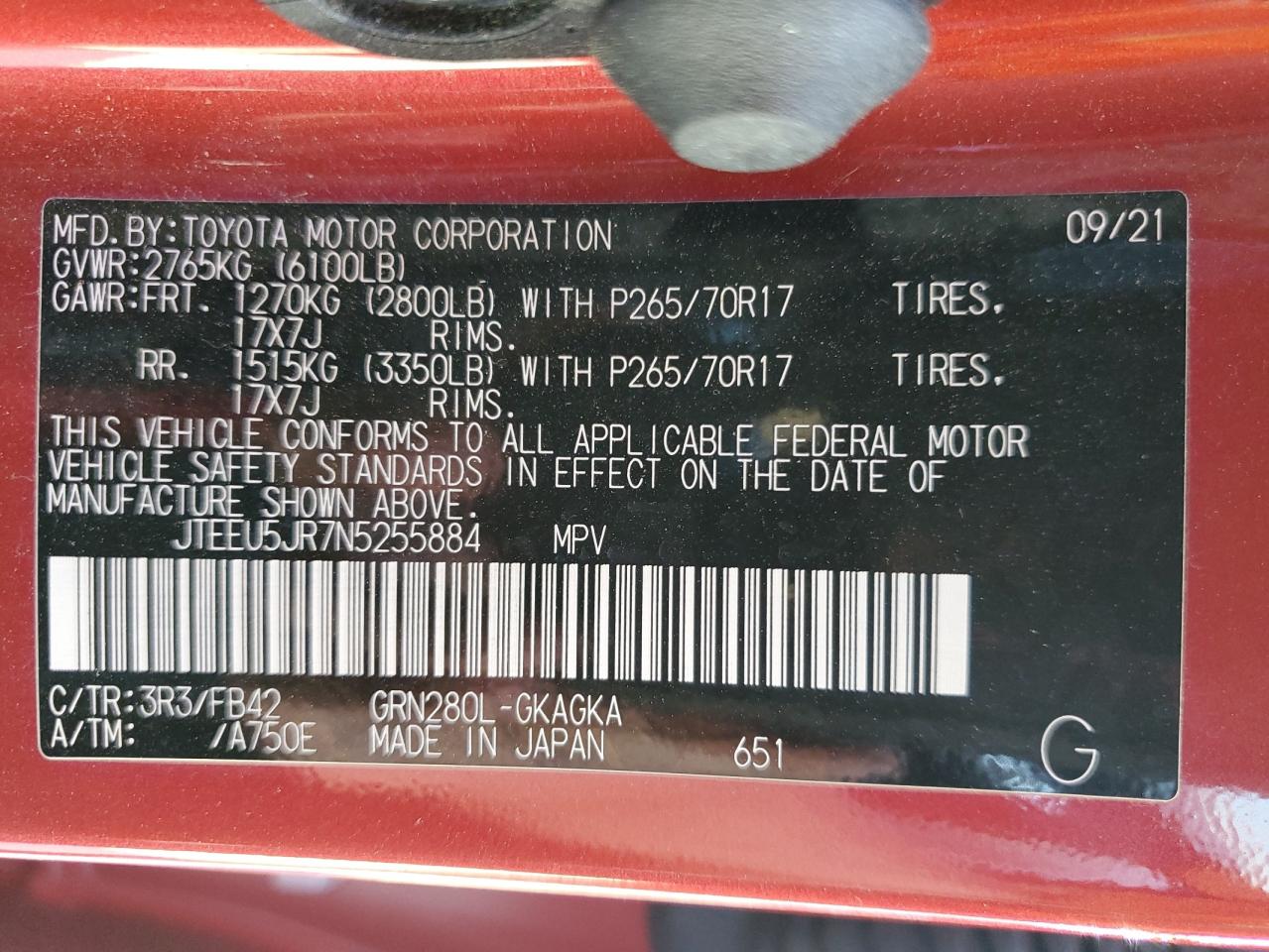 2022 Toyota 4Runner - Image 12