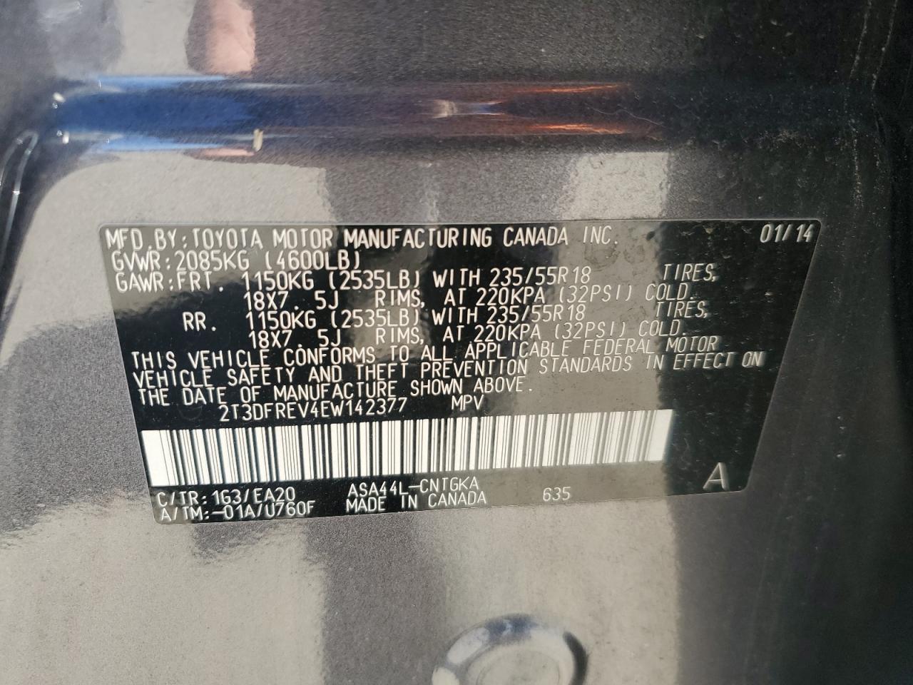 2014 Toyota RAV 4 - Image 13