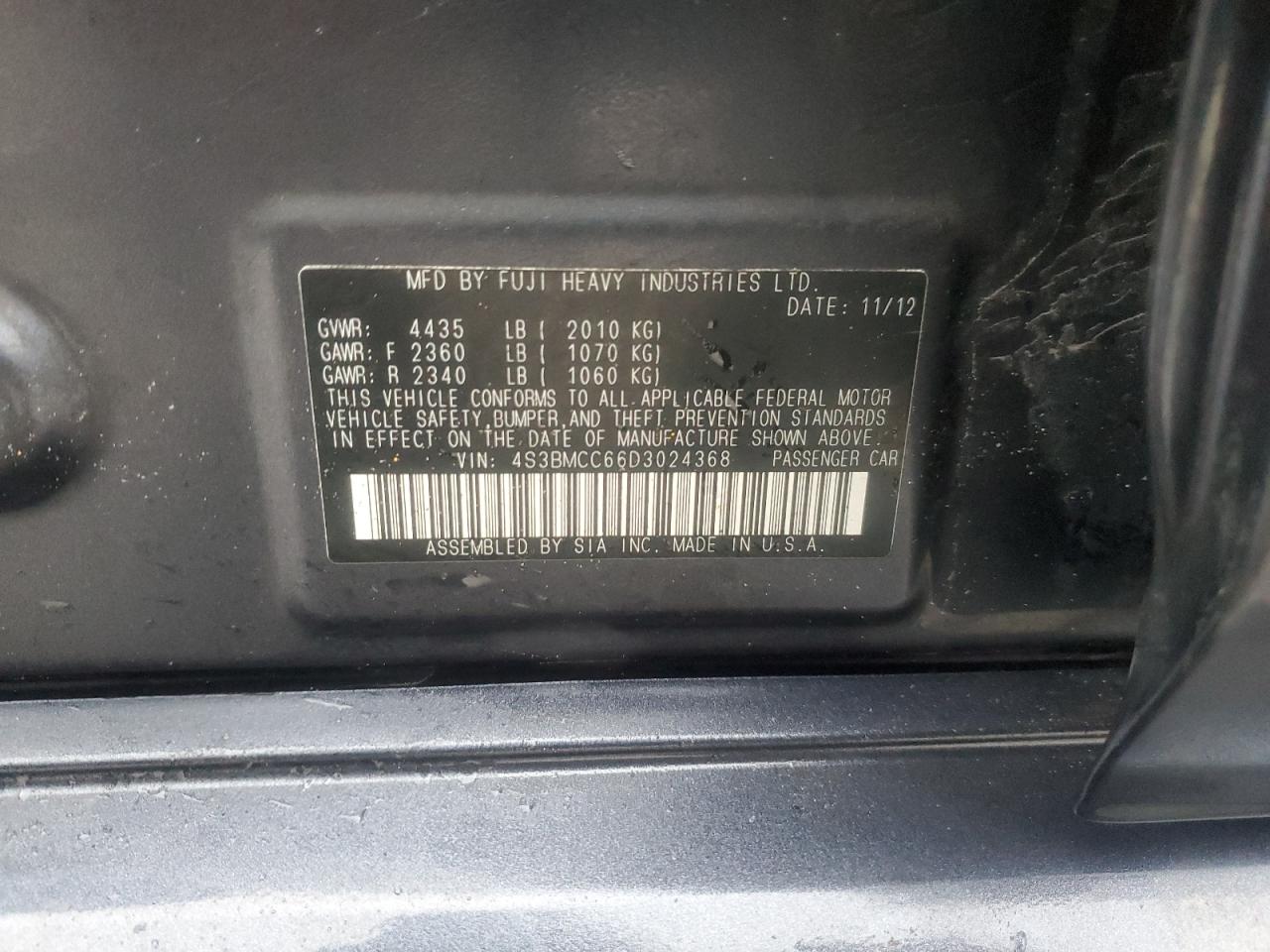 2013 Subaru Legacy - Image 12