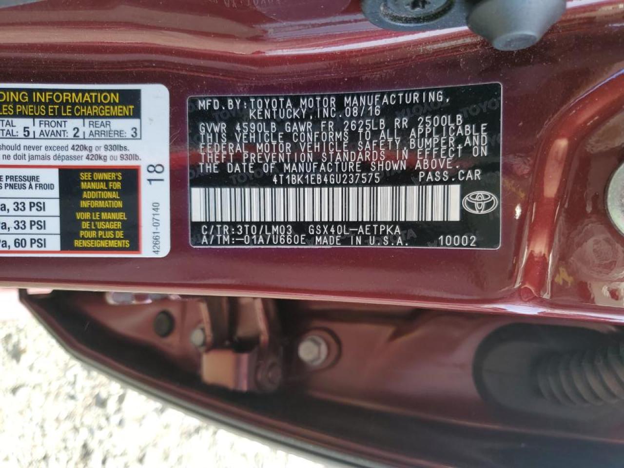 2016 Toyota Avalon - Image 12