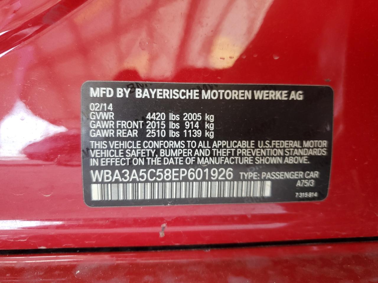 2014 BMW 3er - Image 12
