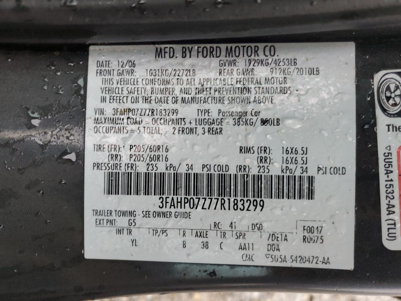 2007 Ford Fusion - Image 14