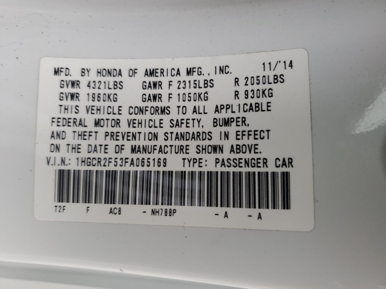 2015 Honda Accord - Image 14