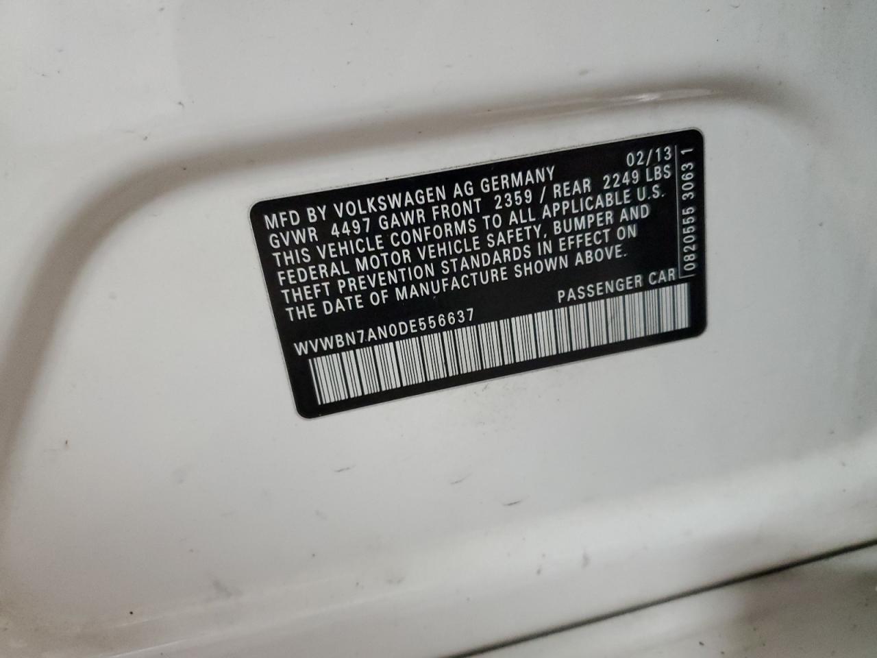 2013 Volkswagen Passat CC - Image 13