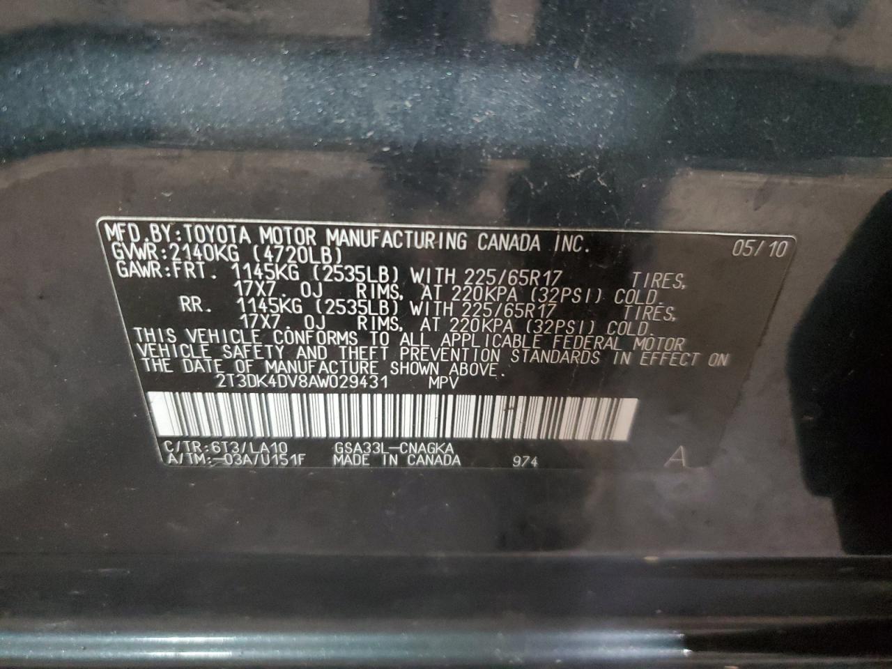 2010 Toyota RAV 4 - Image 13