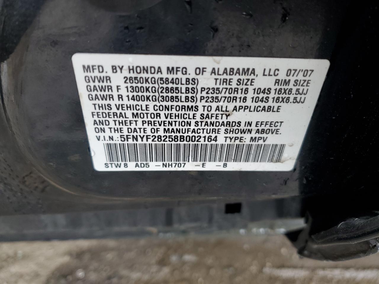 2008 Honda Pilot - Image 13