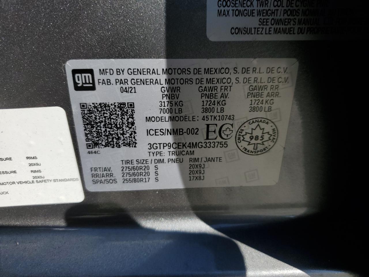 2021 GMC Sierra - Image 12