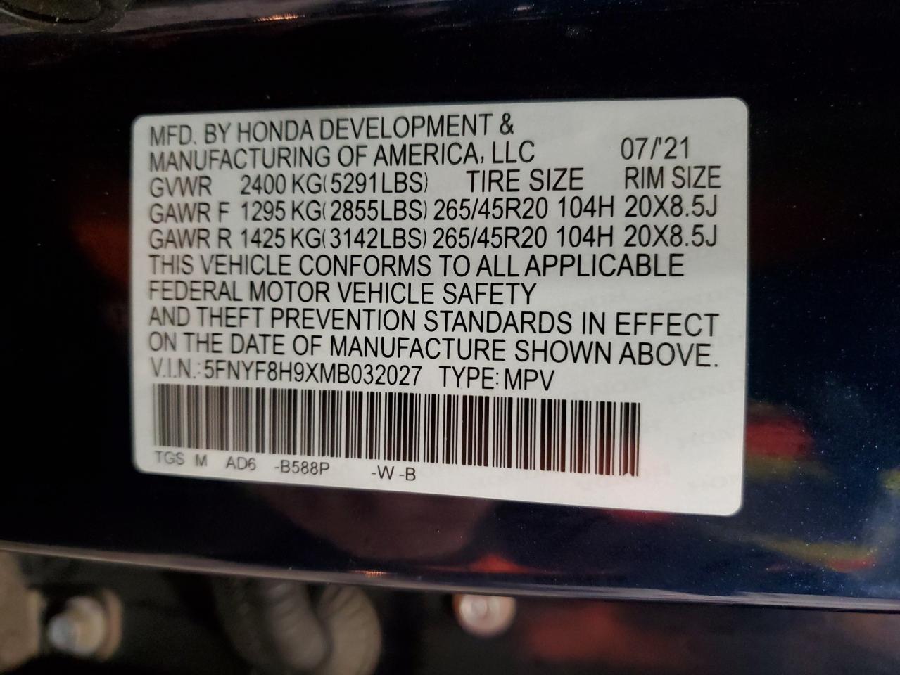 2021 Honda Passport - Image 13