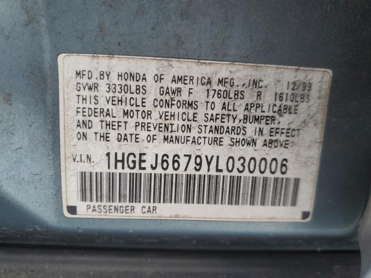 2000 Honda Civic - Image 12