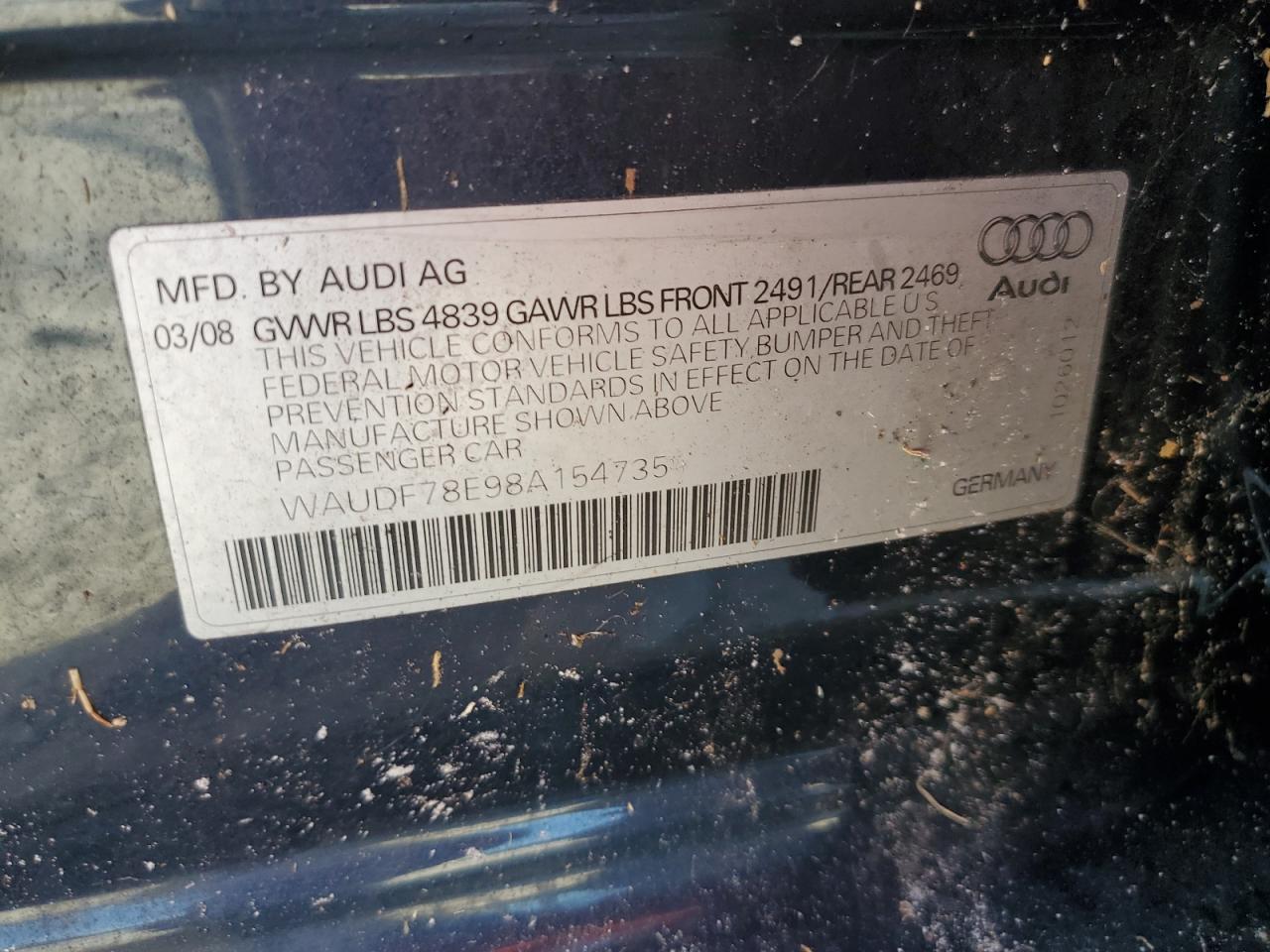2008 Audi A4 - Image 12