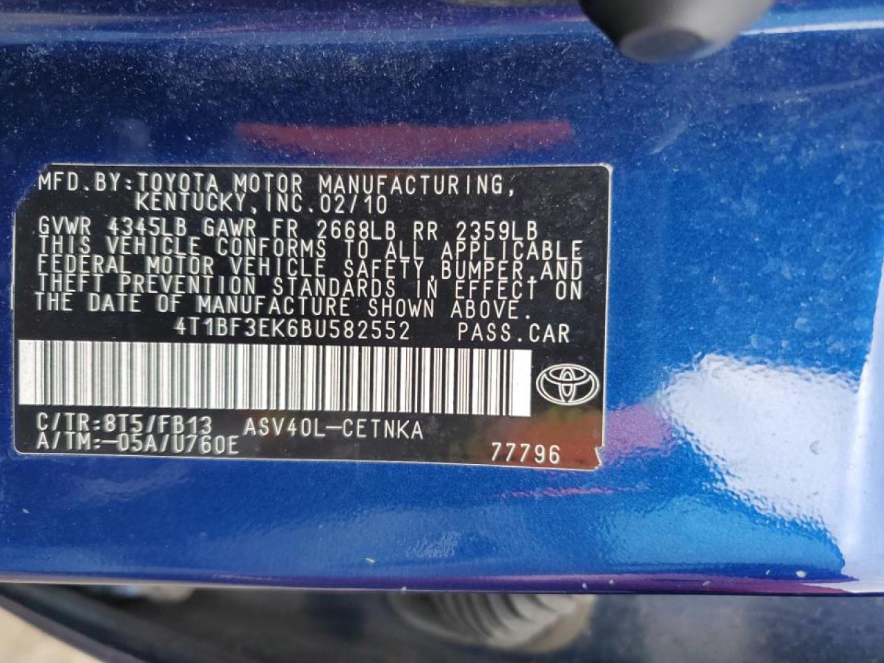 2011 Toyota Camry - Image 12