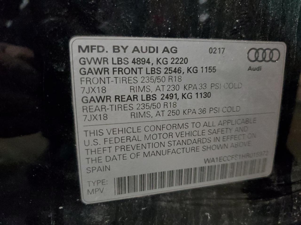 2017 Audi Q3 - Image 15