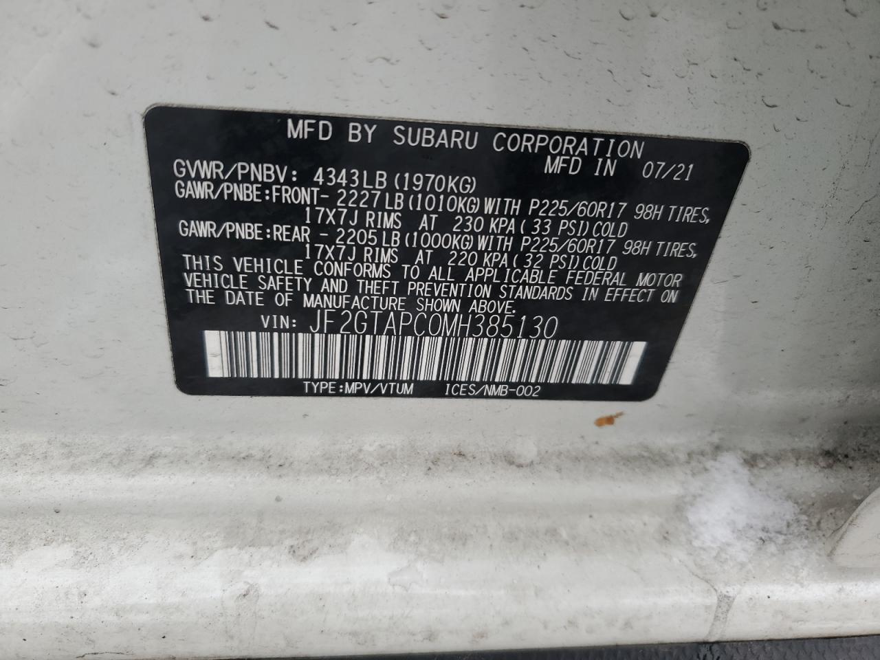 2021 Subaru XV - Image 13