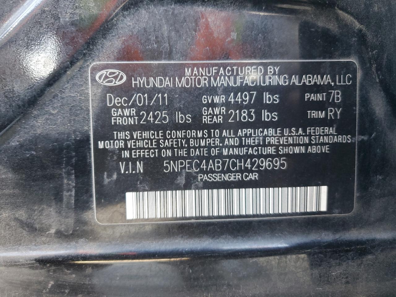 2012 Hyundai Sonata - Image 14